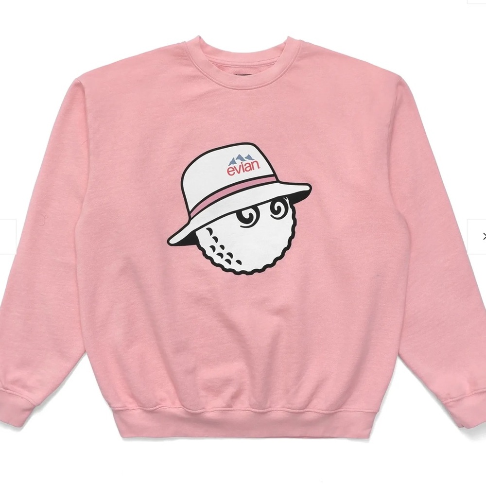 Malbon Golf x Evian Crewneck Sweatshirt, Size L
